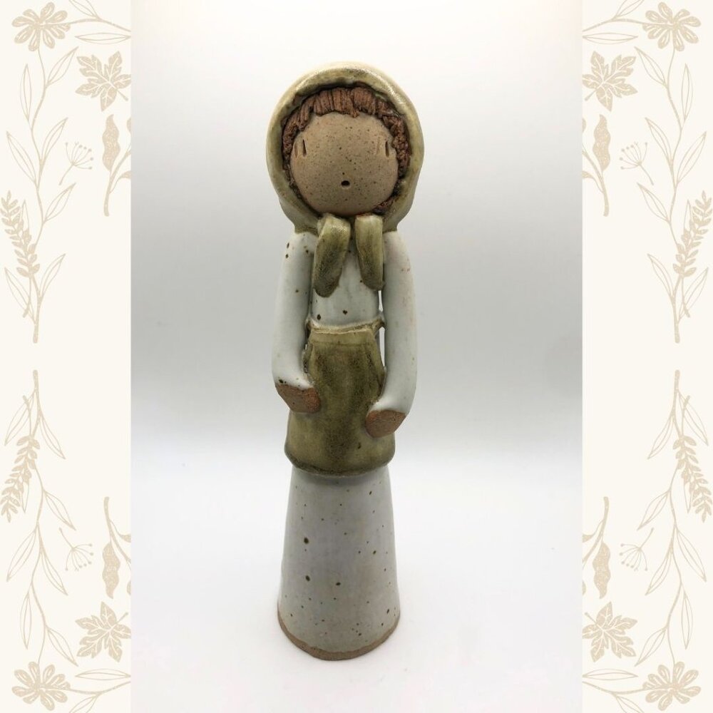 Signed Vintage Ceramic Figurine